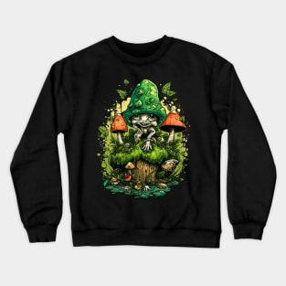 Mushroom’s Mossy Mountain Quest Crewneck Sweatshirt